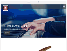 Tablet Screenshot of kompozytor.pl
